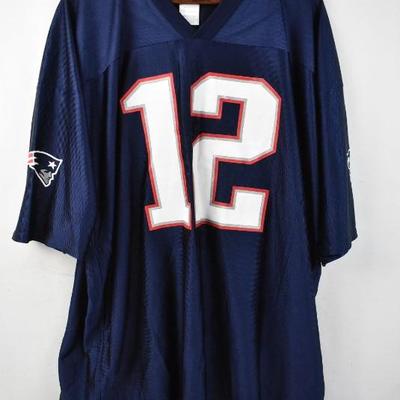 Patriots Jersey #12 Brady. Navy, size 3XL