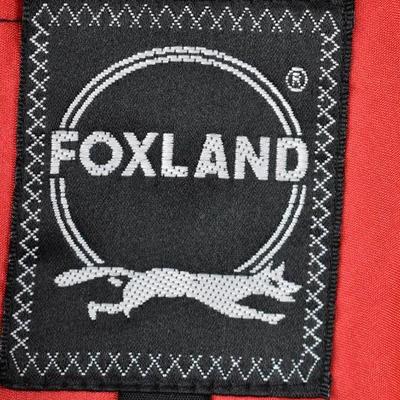 Foxland Red Raincoat Size XL, Pristine condition Vintage