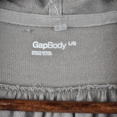 2 pc Women's Gap Body Loungewear. L/G Top, S/P Bottoms. Gray/Purple color