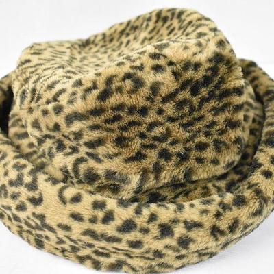 Vintage Animal Print Hat