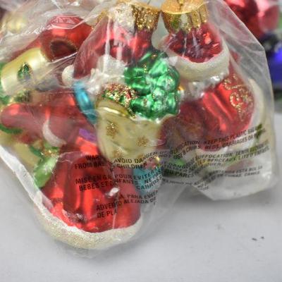 Lot of 50+ Colorful Christmas Tree Ornaments
