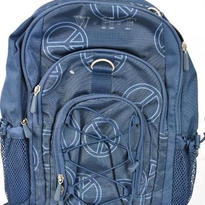 2 Navy Blue Backpacks 