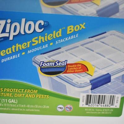 Ziploc Weather Shield Boxes with Chipped Edges