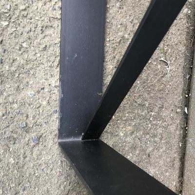 #90 - Black Steel Square "X" Table Legs