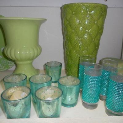 Lot 829 - Shelves Full of Glassware Lots of teacups 