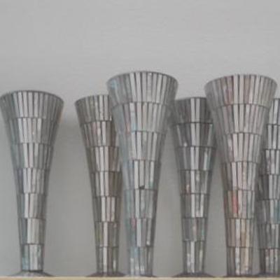 Lot 831 - Shelves Full of Glassware Oversized Ceramic and more