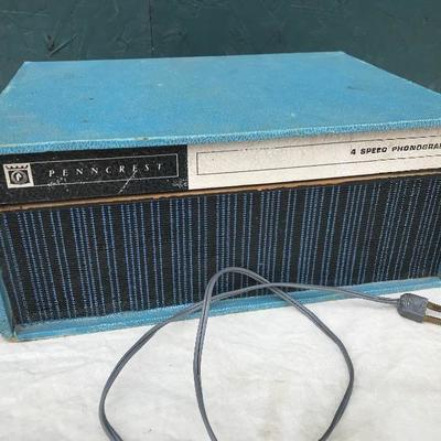 #47 - Collection of Vintage Books, Penncrest Phonograph, 8 Records