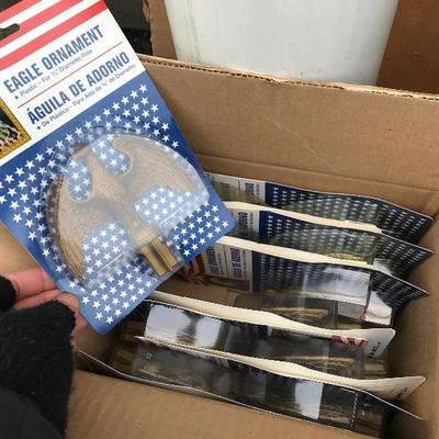 #48 - Large Lot of Flag Poles, Flag Accessories, and Hardware