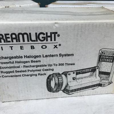 #143 - Set of 4 STREAMLIGHT Litebox Industrial Flashlights