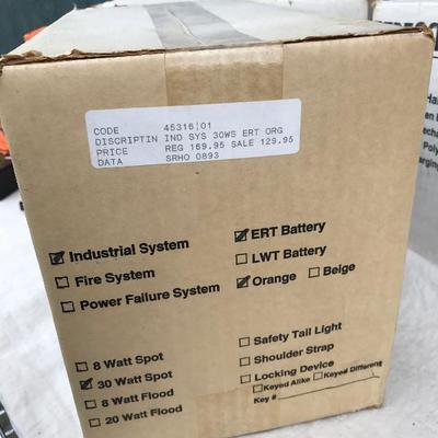 #143 - Set of 4 STREAMLIGHT Litebox Industrial Flashlights