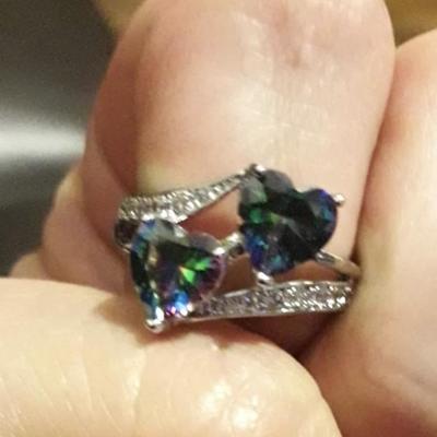 Mystic Topaz And .925 Ring