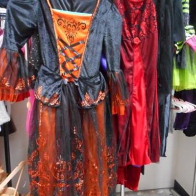 Lot 417 - 12 pcs -Witch Costumes & 1 Party Dress