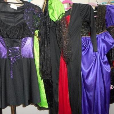 Lot 417 - 12 pcs -Witch Costumes & 1 Party Dress