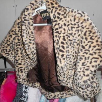 Lot 27 - Little Girls Jackets, Hangers, Clothes Rack 