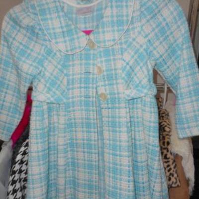 Lot 27 - Little Girls Jackets, Hangers, Clothes Rack 
