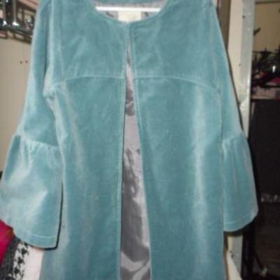 Lot 27 - Little Girls Jackets, Hangers, Clothes Rack 
