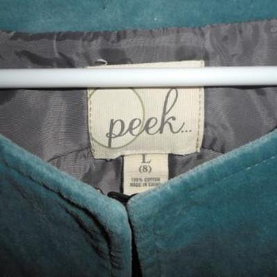 Lot 27 - Little Girls Jackets, Hangers, Clothes Rack 