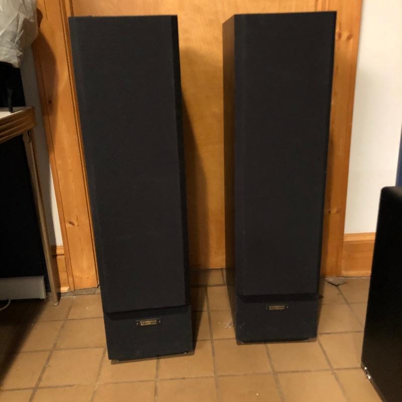 Lot 275 Pair of Cambridge Soundworks Tower II Speakers