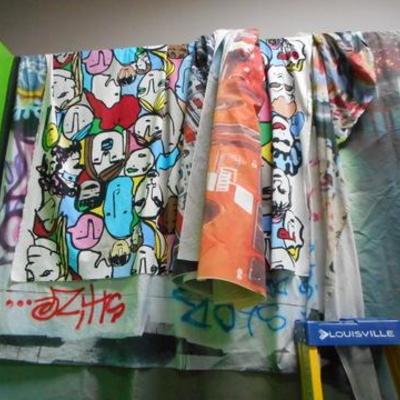 Lot 849 - 4 Large Photo Backdrops/Backgrounds