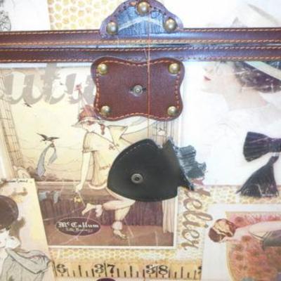 Lot 689 - Travel Trunk w/ Decor. Items