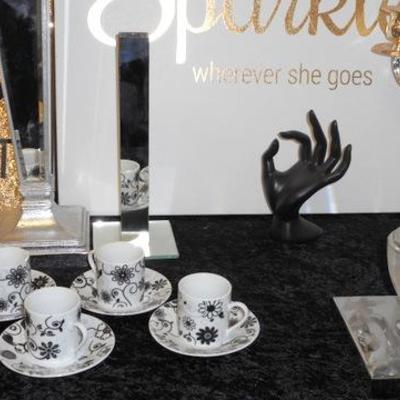 Lot 691 -Fashionista - "Coco Made Me Do It" & "Sparkle" Wall Signs