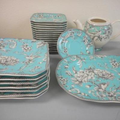 Lot 695 - 222 Fifth China - Adelaide - Turquoise Bird Motiff