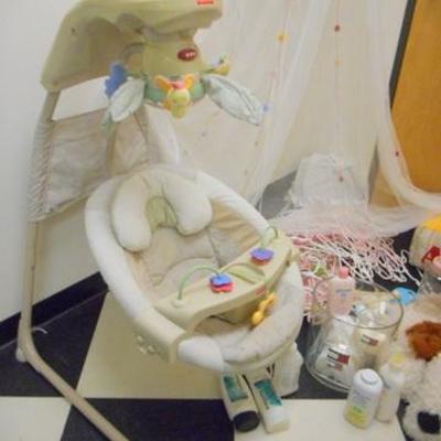 Lot 697 - Musical Baby Swing & More - L@@K