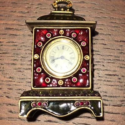 Jay Strongwater Miniature Clock