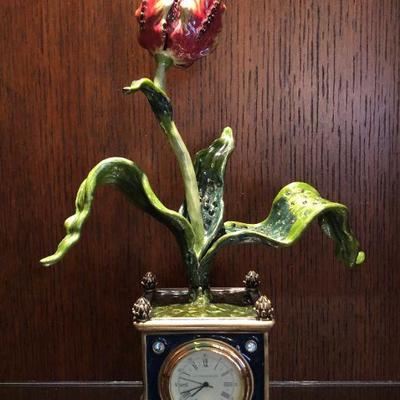 Jay Strongwater Tulip Clock