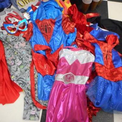 Lot 730 - Costumes - Super Heros, Atlantis Under the Sea, Batman, 4th of July