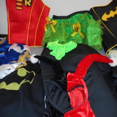 Lot 730 - Costumes - Super Heros, Atlantis Under the Sea, Batman, 4th of July