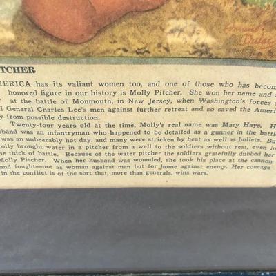 #24 - Pre 1940's Set of 6 "The American Weekly" Beautiful Framed Covers