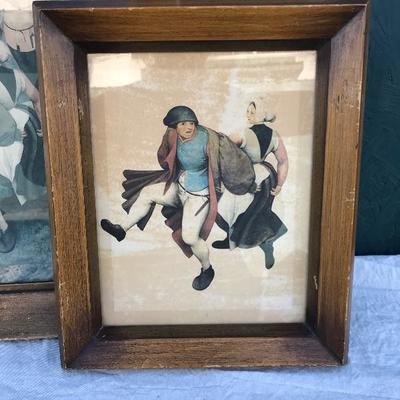 #150 - Collection of Antique Dance-Themed Art