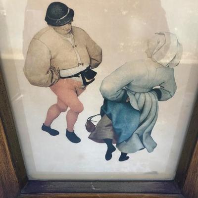 #150 - Collection of Antique Dance-Themed Art