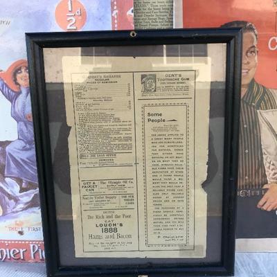#31 - Collection of Vintage Art Advertisements