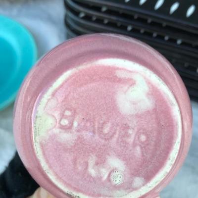 #151 - Collection of Vintage Fiestaware and Bauer Dishes and Vintage Blender