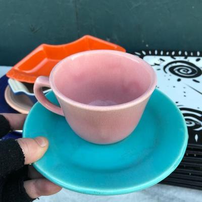 #151 - Collection of Vintage Fiestaware and Bauer Dishes and Vintage Blender