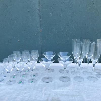 #154 - Collection of Various Cocktail Glasses - Set of 25