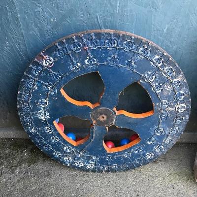 #155 - Antique Carnival Light Up Wheel Game