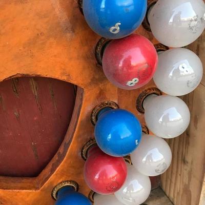 #155 - Antique Carnival Light Up Wheel Game