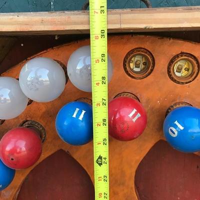 #155 - Antique Carnival Light Up Wheel Game