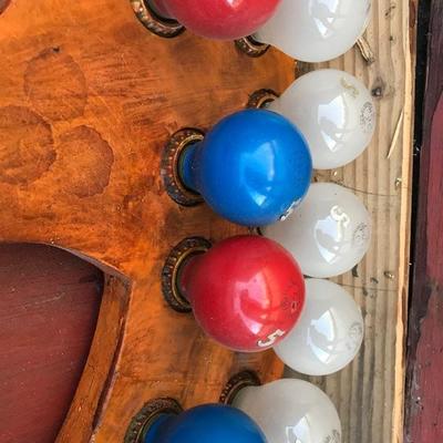 #155 - Antique Carnival Light Up Wheel Game