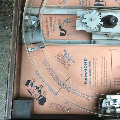 #156 - Vintage HAMMOND Electric Bridge Table