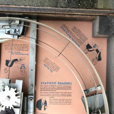 #156 - Vintage HAMMOND Electric Bridge Table