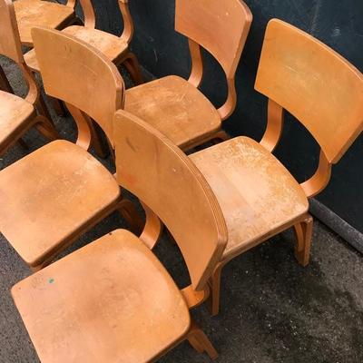 #72 - Set of Children's THONET Maple Bentwood Chairs (Set B)