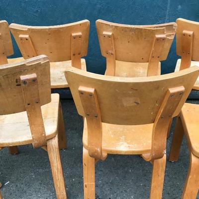 #72 - Set of Children's THONET Maple Bentwood Chairs (Set B)