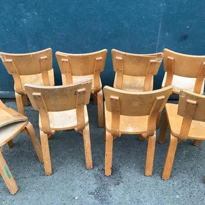 #72 - Set of Children's THONET Maple Bentwood Chairs (Set B)