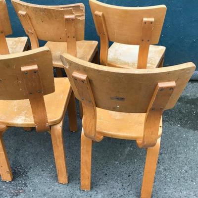 #72 - Set of Children's THONET Maple Bentwood Chairs (Set B)