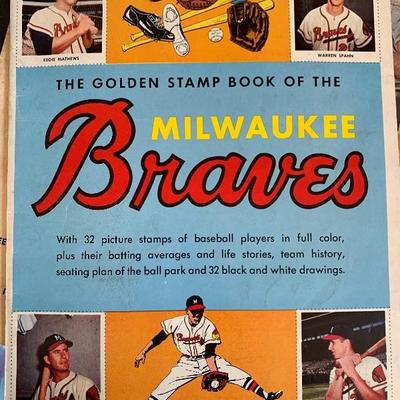 Milwaukee Braves Stamp Book