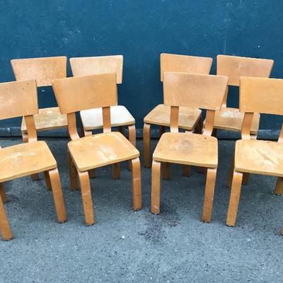 #79 - Children's THONET Maple Bentwood Chairs - Set D